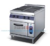 4-plate electric cooker with electric oven(round)