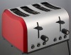 4-slice Stainless Steel Toaster FT-103SS red