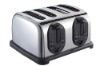 4-slice stainless steel toaster