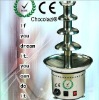 4 tiers 60cm stainless steel electric chocolate fondue fountain