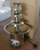 4 tiers commercial chocolate fountain machine - cascade fountain