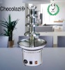 4 tiers high grade commercial stainless steel battery chocolate fountain