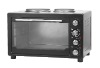 42L-45L electric oven with double hot plates