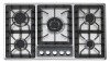 5 burners stainless steel gas hob with high quality
