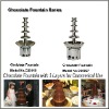 5 layers full stainless stell material chocolate fountain suitable for commercial use in cake ,ice cream shop