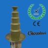 5 tiers stainless steel commercial chocolate fountain