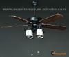 52" Black Ceiling Fan With Lights