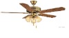 52" Ceiling Fan With 3 Spot Light 5 Blades (SHHL52)
