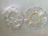 53 Diameter disposable transparent plastic shower cap