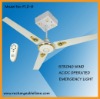 56" rechargeable emergency ceiling fan with LED lights