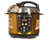 5L high quality, microcomputer controlled, digital display, multifunctional, stainless steel electric pressure cooker