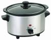 6.0qt Stainless Steel Oval Slow Cooker