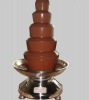 6 Layers eletric commercial chocolate fountain  fondue in stainless steel