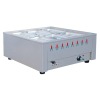 6 burners electrical Bain Marie with flower pictures LC-HNTC-6(1/3) for kitchen equipment passed ISO9001