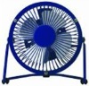 6 inch Mini metal power fan blue China