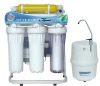 6 stage pressure guage & steel shelf reverse osmosis water purification system