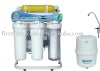 6 stage ro water filter with pressure gauge & steel bracket