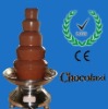 6 tiers high-grade stainless steel automatical chocolate fountain