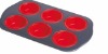 6cup buffle silicon cake mould