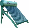 70*2000mm vacuum tube unpressurized solar water heater with reflector