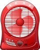 8" Rechargeable Emergency fan with radio/usb reader