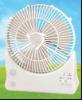 9"Rechargeable fan with LED light