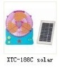 9" Solar Fan with emergency light  XTC-188C