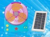 9" Solar Rechargeable Fan