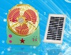 9" Solar Rechargeable fan with LED light    XTC-188A
