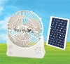 9" Solar fan,Rechargeable fan ,mini fan with LED light