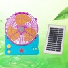 9" mini Solar Rechargeable Fan