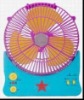 9"rechargeable fan with radio