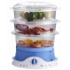 9L 850W 3 layers Plastic Food Steamer with CE ROHS GS