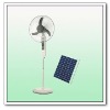 AC & DC Solar emergency rechargeable stand fan