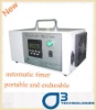 Air purification with automatic timer