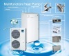 Air source heat pump in multi function