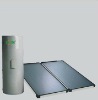 All-in-one flat-plate collector solar thermal collector