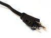 American power cord with 3 prong fused plug for fan