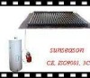 Anti-corrosion, anti-freeze fission solar water heater for home use