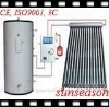 Anti-corrosion fission solar water heater with heat pipe