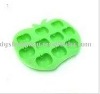 Apple shape silicone ice cube tray