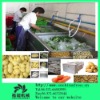 Automatic vegetable washing machine with ABS95 plastic rollers