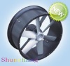 Axial cylindrical industrial ventilating fan/greenhouse fan