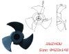 Axial fan blades (420x148-15) with RoHS approved