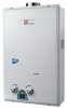 Balance exhausted gas water heater