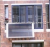 Balcony split pressurized solar water heater