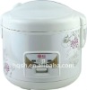 Beautiful pattern design deluxe electric rice cooker with non-stick inner pot