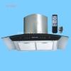 Black Glass 90CM Range Hood with Touch Switch