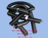 Black flexible PVC plastic tube