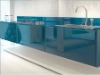 Blue Tempered Glass For Home Cupboard